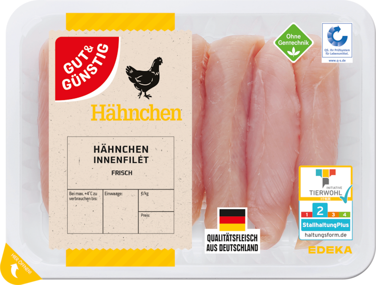GUT&GÜNSTIG Hähnchen-Innenfilet