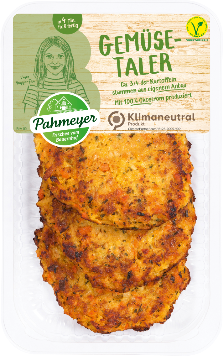 Pahmeyer Gemüsetaler oder Reibekuchen