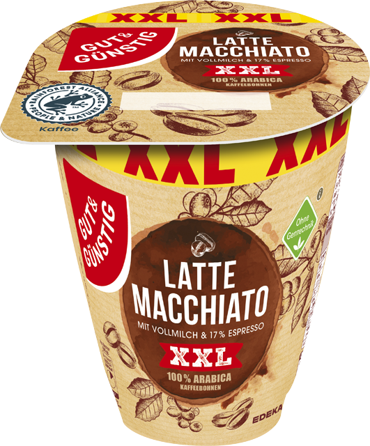 Gut & Günstig Latte Macchiato oder Latte Espresso
