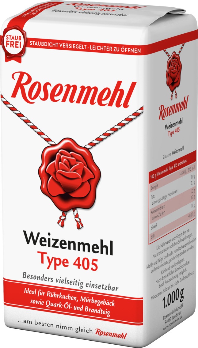 Rosenmehl Weizenmehl