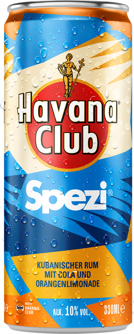 Havana Club Kubanischer Rum mit Cola und Orangenlimonade