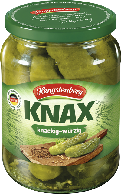 Hengstenberg Knax Gewürzgurken