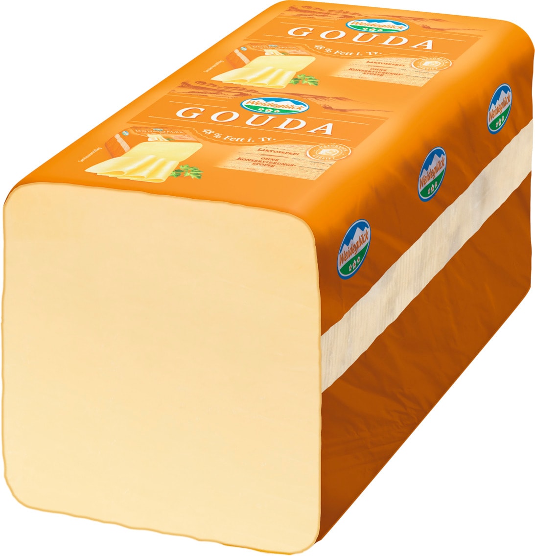 Weideglück Gouda, Tilsiter, Edamer oder Butterkäse