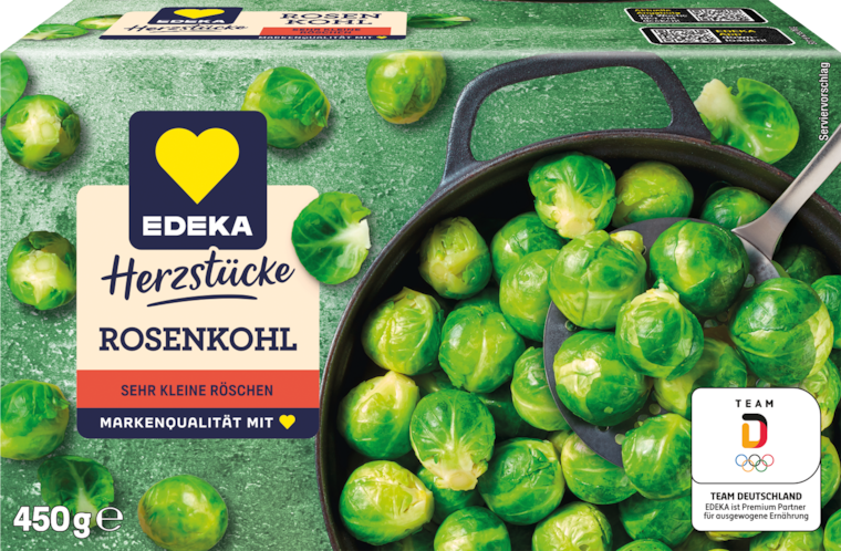EDEKA Herzstücke Rosenkohl oder Apfelrotkohl