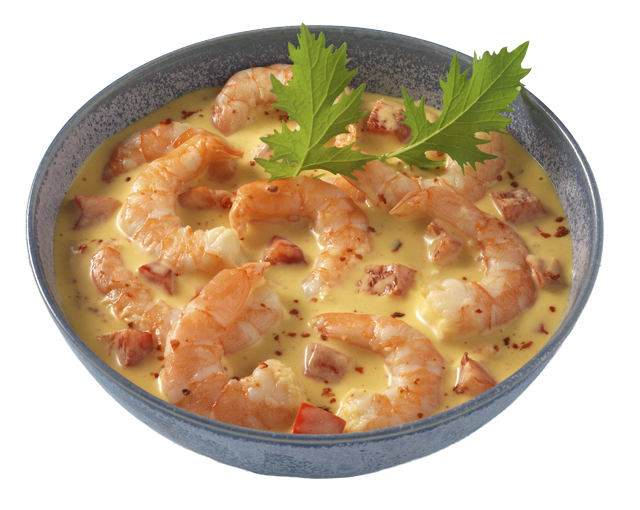 ²Garnelen in Mango-Chili-Dressing