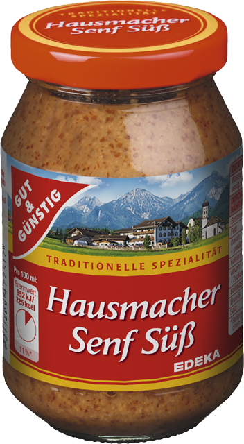 Gut & Günstig Hausmacher Senf Süß