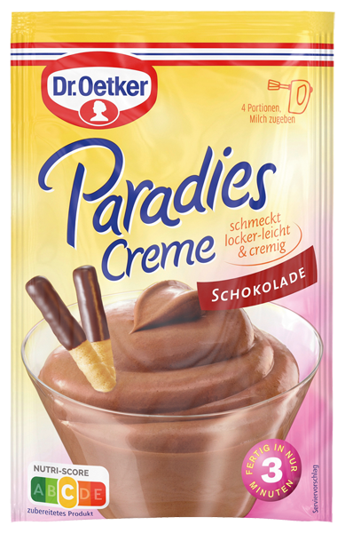 Dr. Oetker Original Pudding oder Paradiescreme