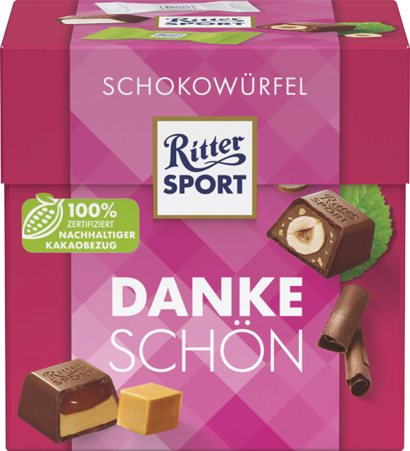 Ritter Sport  Schokowürfel Dankeschön 