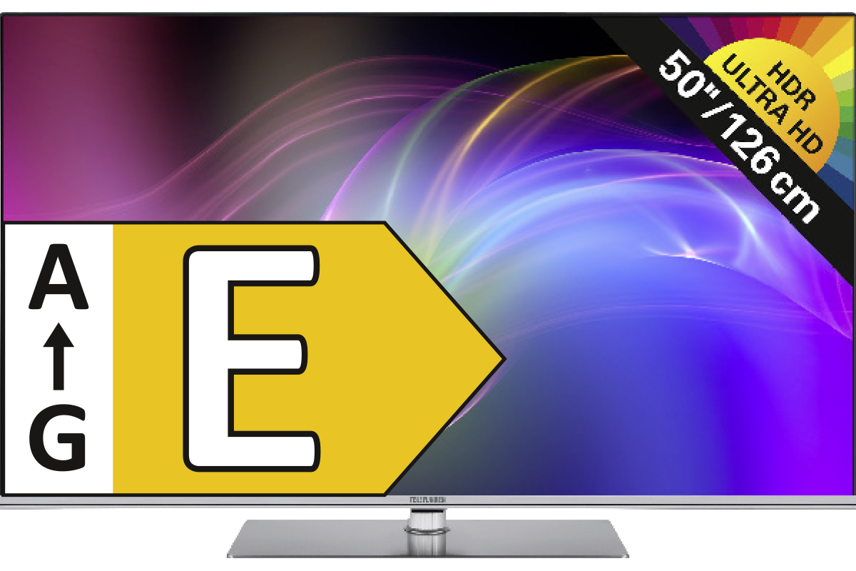 TELEFUNKEN 4K-UHD-TV „D50U960B2CW“