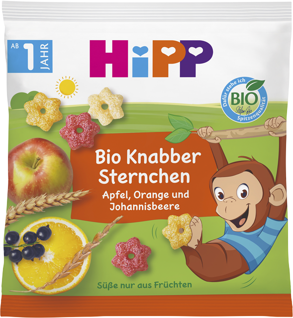 Hipp Bio Knabber Sternchen – 3 Packungen