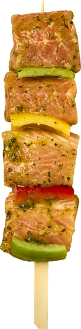 Lachs-Paprika-Spieße 