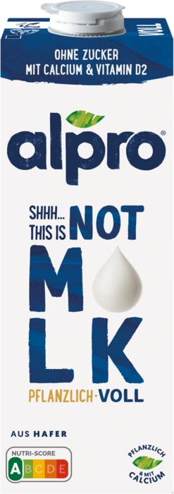 alpro Hafer-, Soya- oder This ist Not Milk-Drink