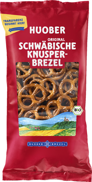 Donnerstag bis Samstag: Huober original schwäbische Bio Knusper-Brezel