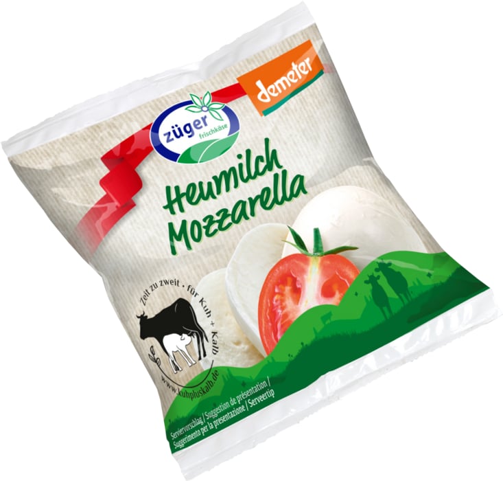demeter züger Bio-Heumilch-Mozzarella