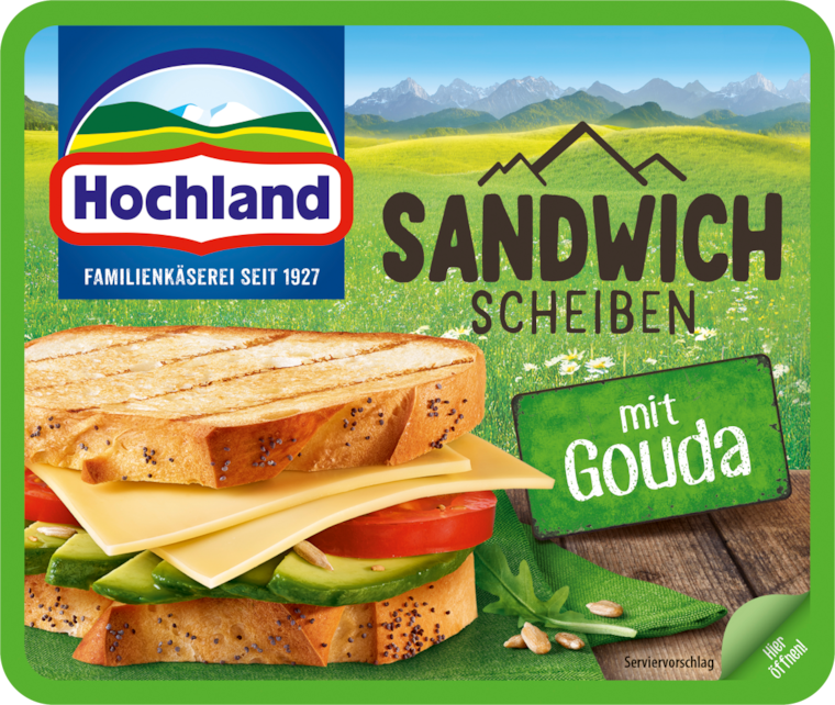 Hochland Sandwich oder Toast Scheiben