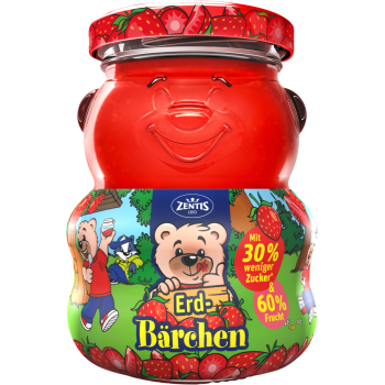 Zentis Bärchenaufstrich, 50% weniger Zucker oder Zero