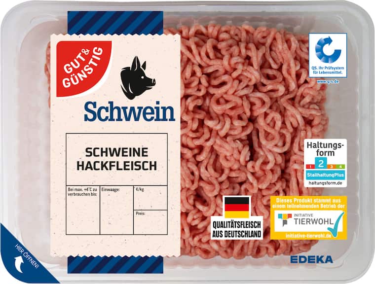 Gut & Günstig Schweinehackfleisch