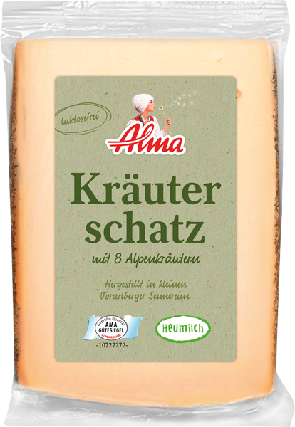 Alma Kräuterschatz, Vorarlberg Bergkäse oder Würziger Bodenseer