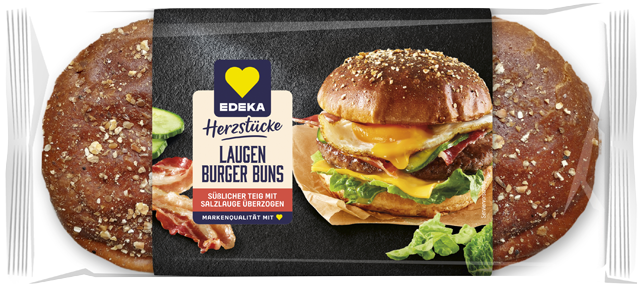 EDEKA Herzstücke Laugen Burger Buns