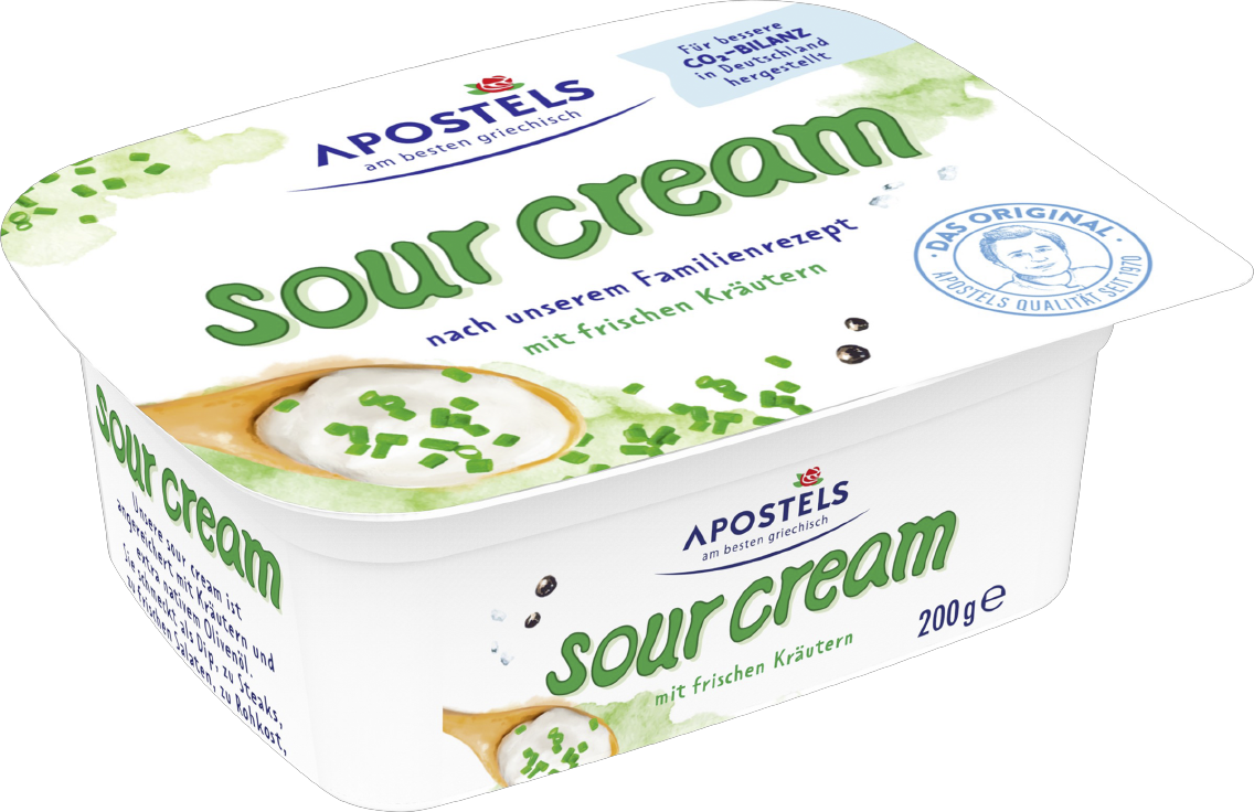 Apostels Sour Cream oder Zaziki