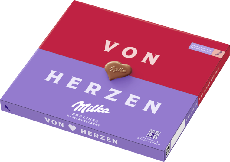 Milka Pralinés oder Hauchzarte Herzen