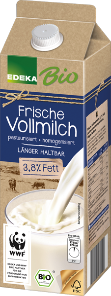 EDEKA Bio Frische Vollmilch