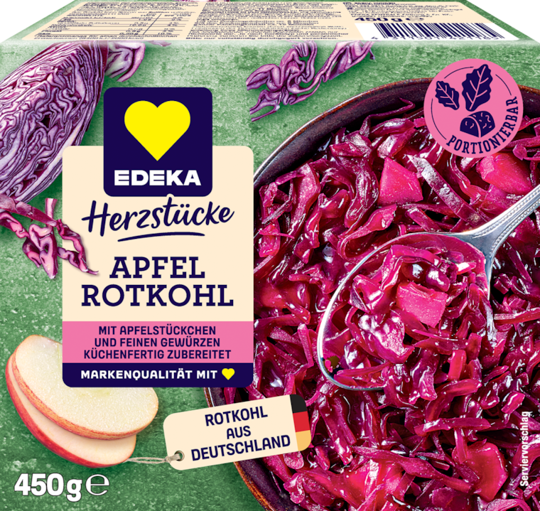 EDEKA Herzstücke Apfelrotkohl