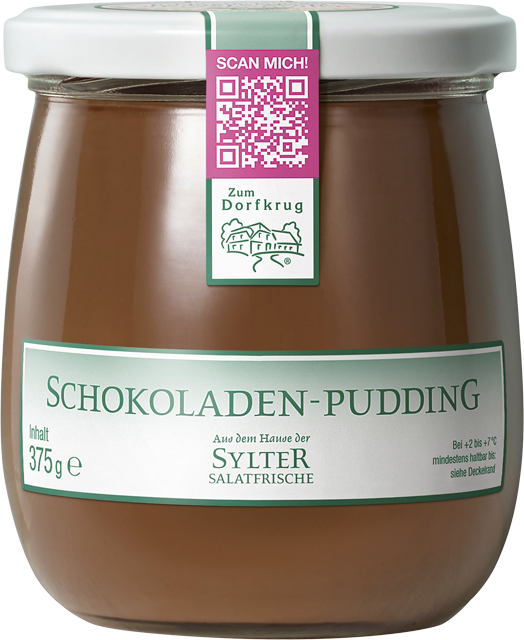 Dorfkrug Pudding Schokolade