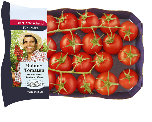 Ab Donnerstag: SanLucar Cocktail-Rispentomaten „Rubin“