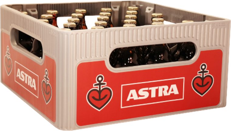 Astra oder Holsten Bier
