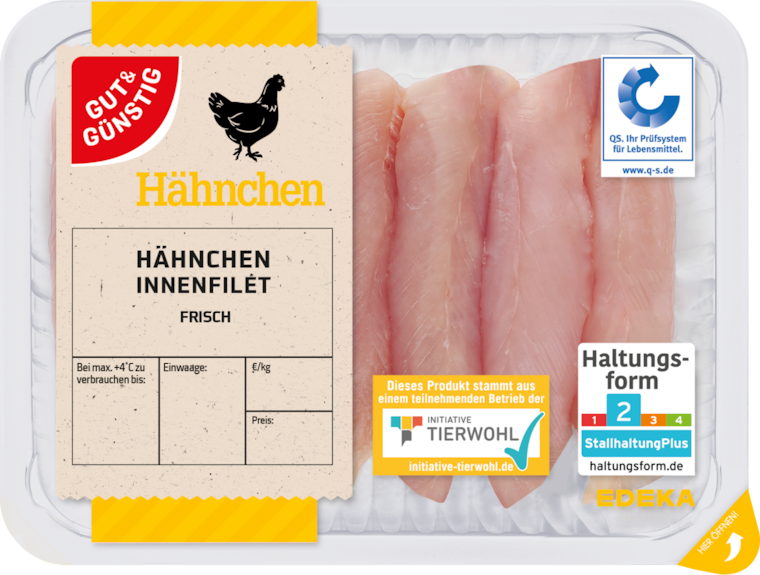 GUT&GÜNSTIG Hähnchen Innenfilet