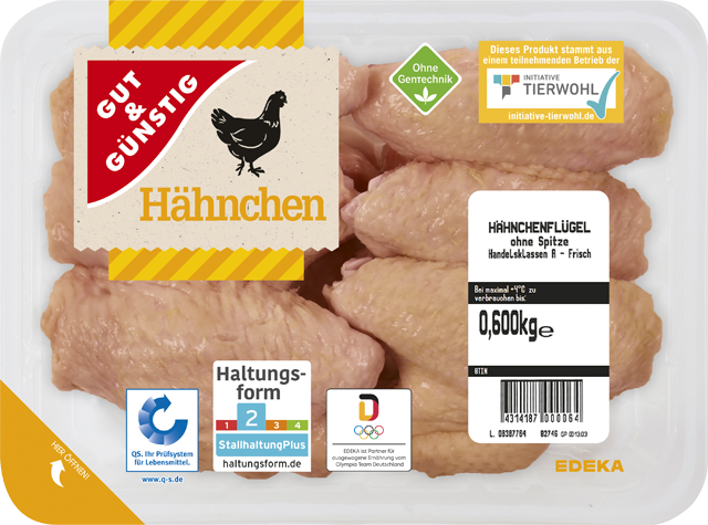 Gut & Günstig Hähnchenflügel 