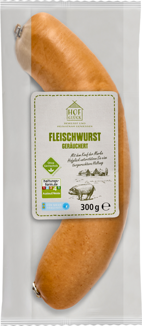 Hofglück Fleischwurst geräuchert oder Schinken-Fleischwurst fein