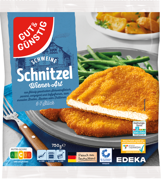 GUT&GÜNSTIG Schweine-Schnitzel "Wiener Art"