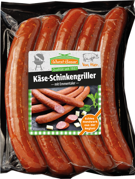Wurst-Basar Käse-Schinkengriller