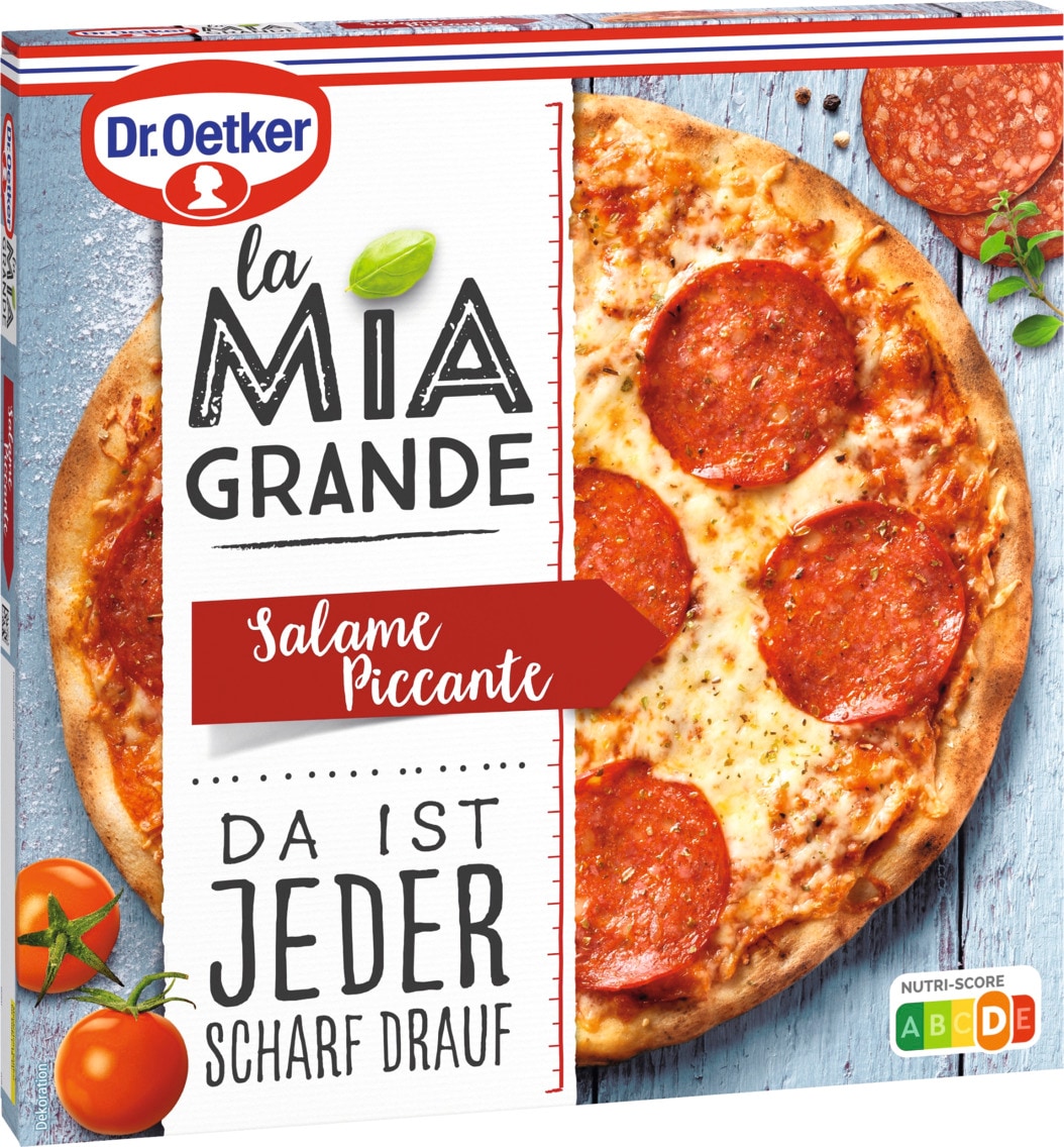 Dr. Oetker la Mia Grande oder la Mia Familia Pizza