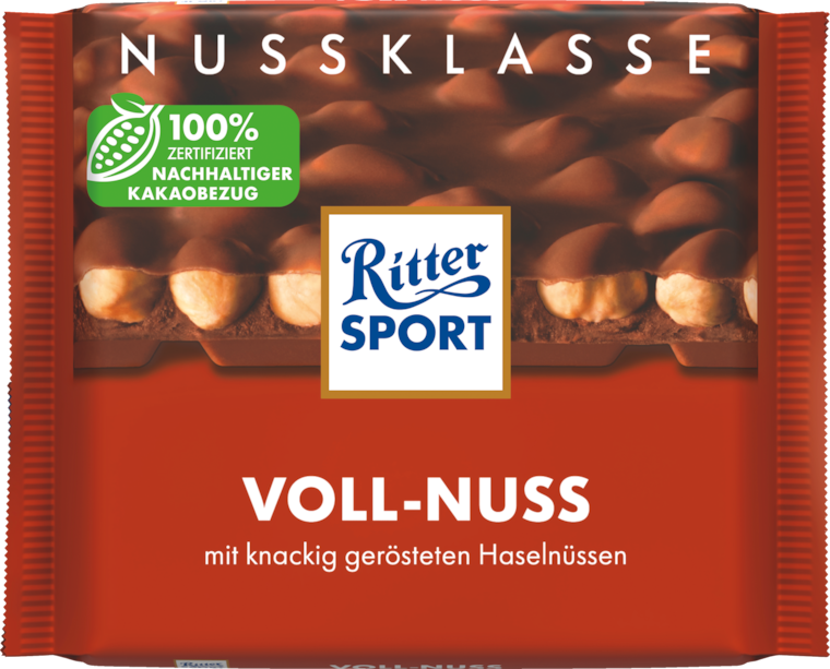 Ritter Sport** Nuss- oder Kakaoklasse