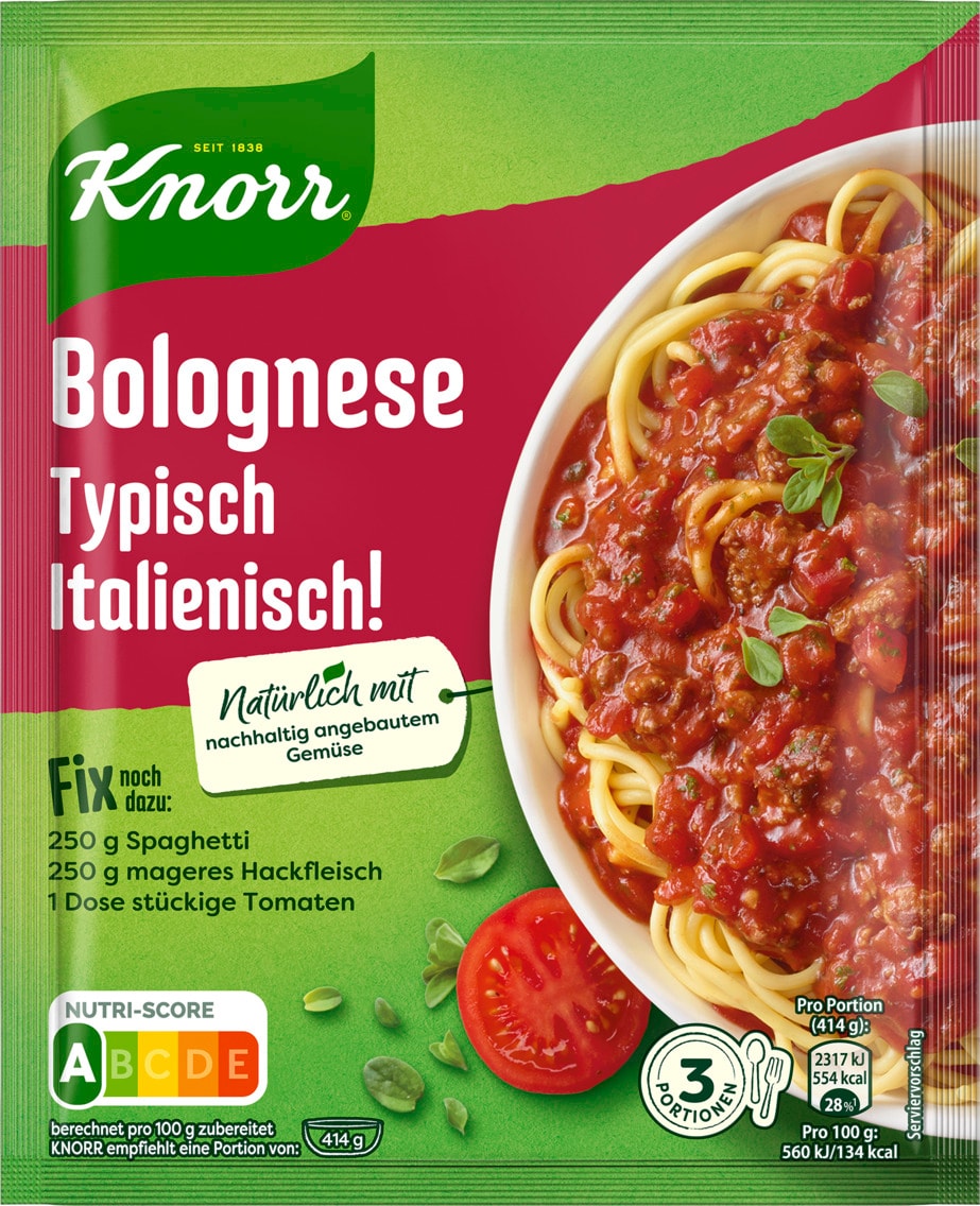 Knorr Fix oder Natürlich Lecker