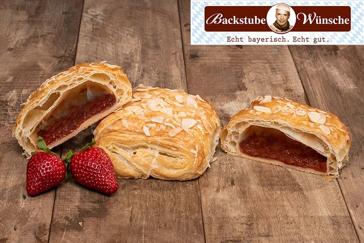Erdbeer Rhabarber Tasche