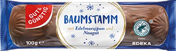 GUT&GÜNSTIG Baumstamm Marzipan-Nougat