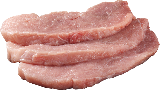 Schweine-Schnitzel oder Keulenbraten