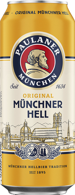 Paulaner Original Münchner Hell oder Hefe-Weißbier naturtrüb