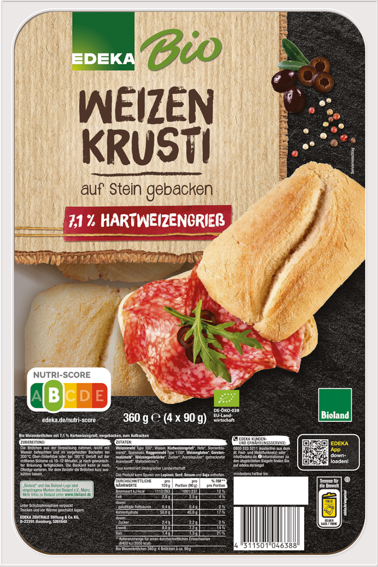 EDEKA Bio Weizen- oder Körner-Krusti