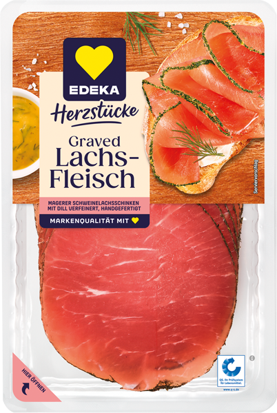 EDEKA Herzstücke Graved Lachsfleisch