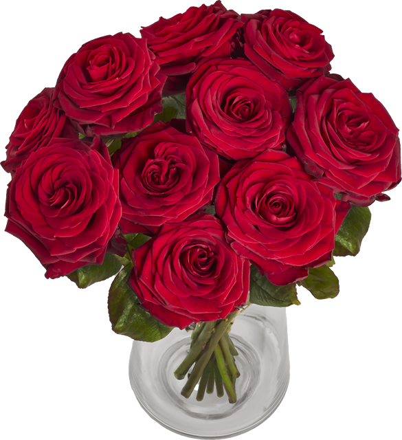 Ab Freitag erhältlich: Rosenstrauß Red Naomi 