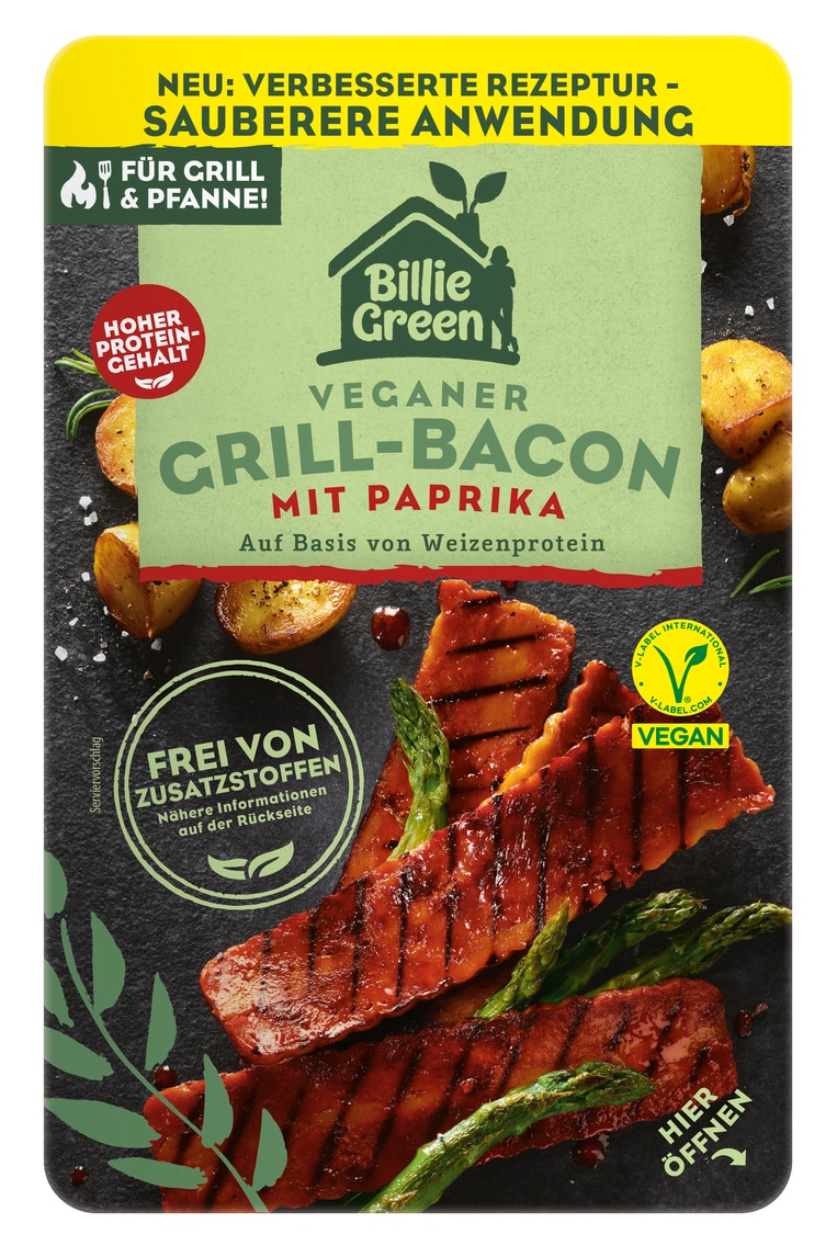 Billie Green Veganer Grill-Bacon