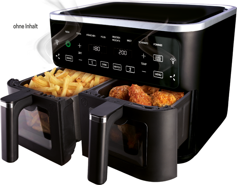 starQ *M-2348501" Doppelheißluftfritteuse