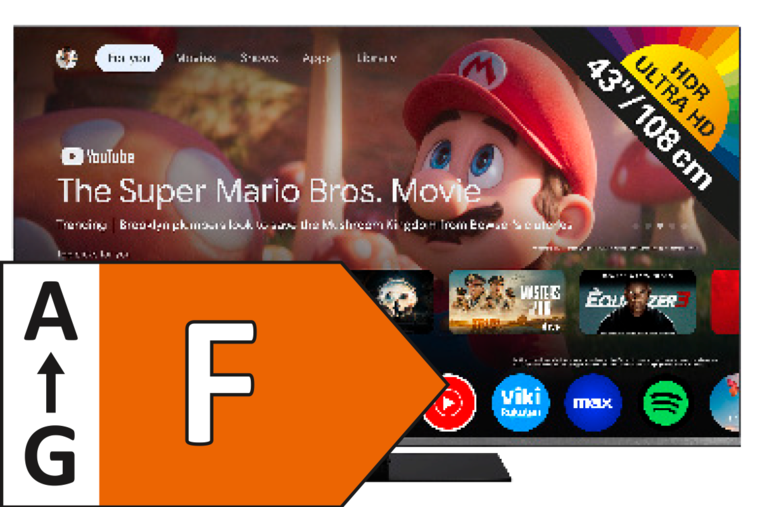 TELEFUNKEN 4K-UHD-TV „D43U980B2CW“