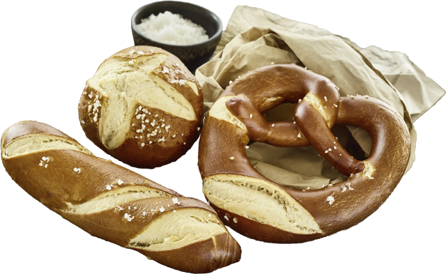 ¹Laugengebäck nach Wahl 