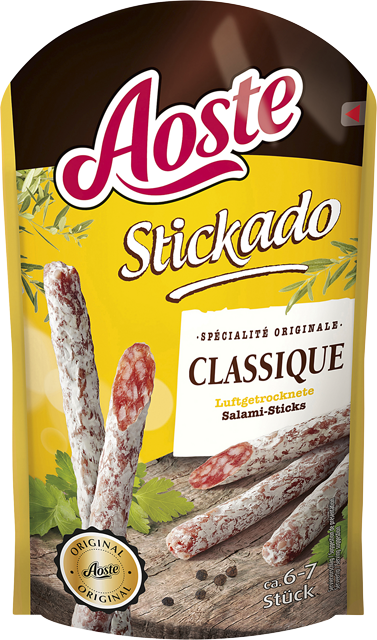 Aoste Stickado Classique oder Pikant 